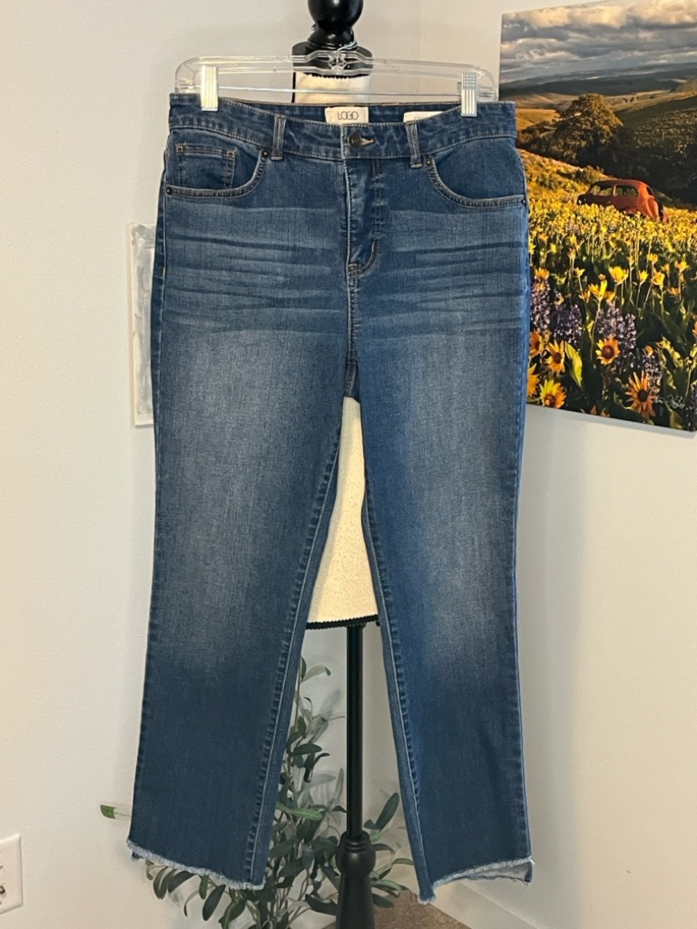 Logo Lori Goldstein Cropped Jeans
